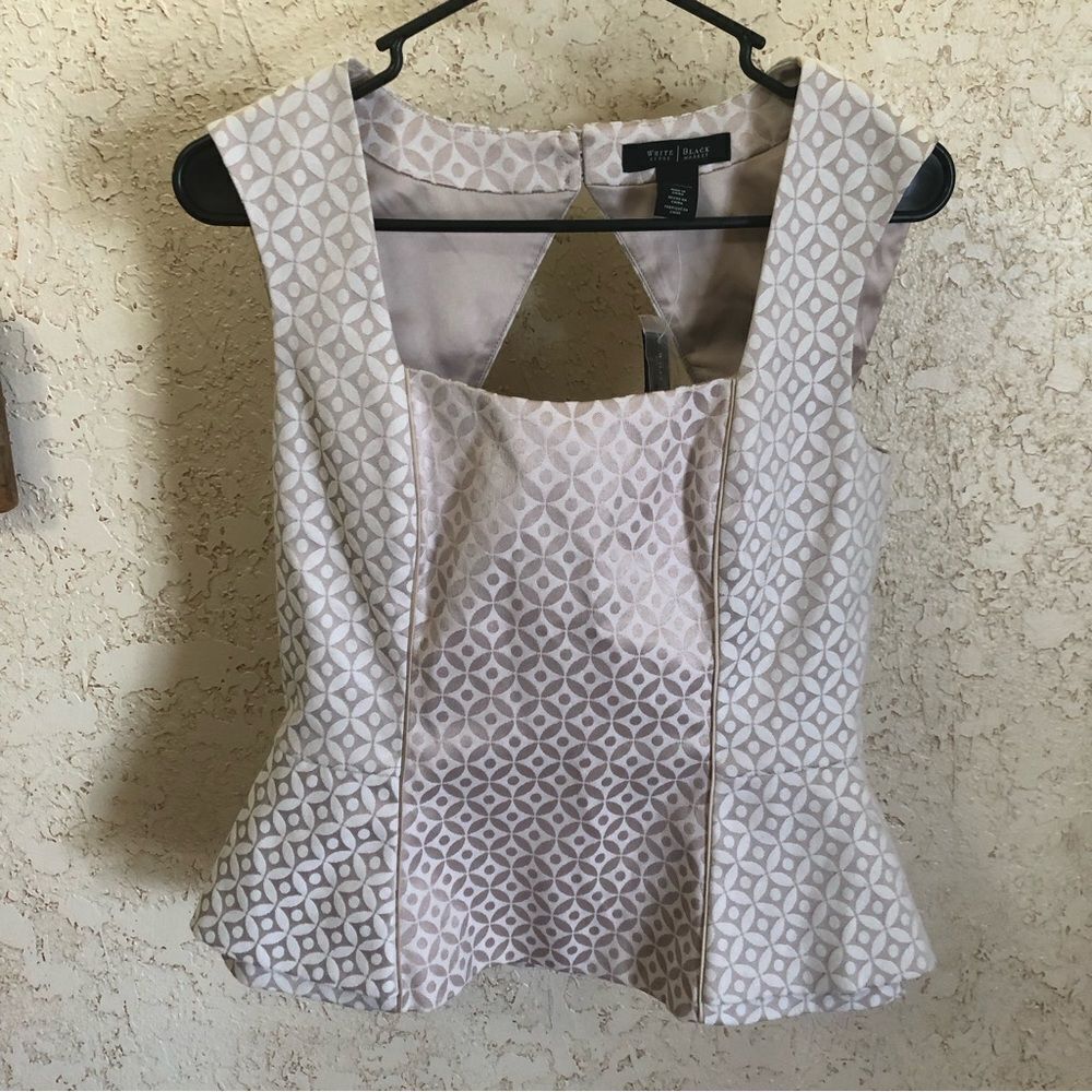 NWT White House Black Market Jacquard Bodice - Picture 3 of 11